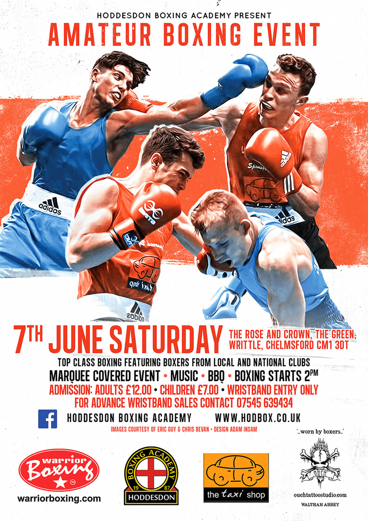 hoddesdon boxing poster design