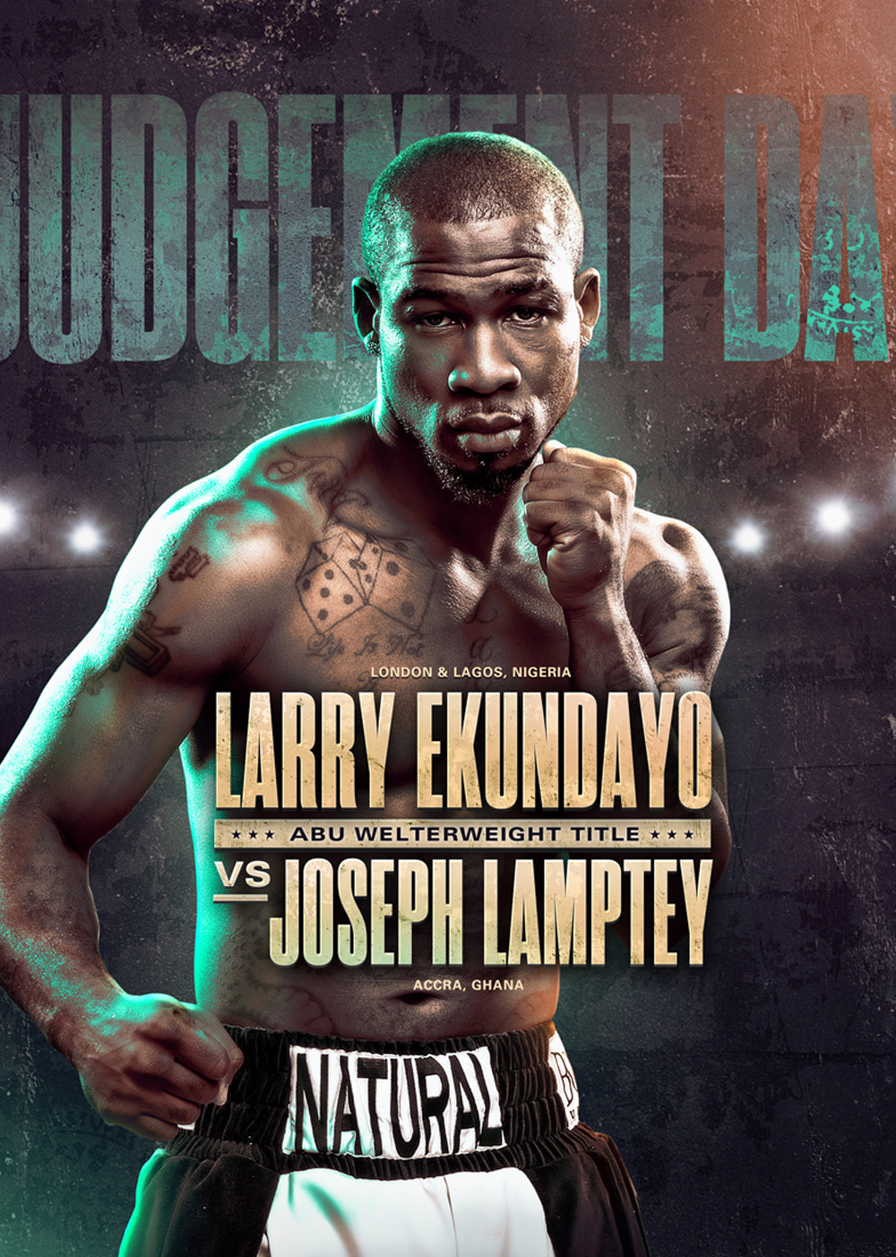 larry ekundayo boxing poster design