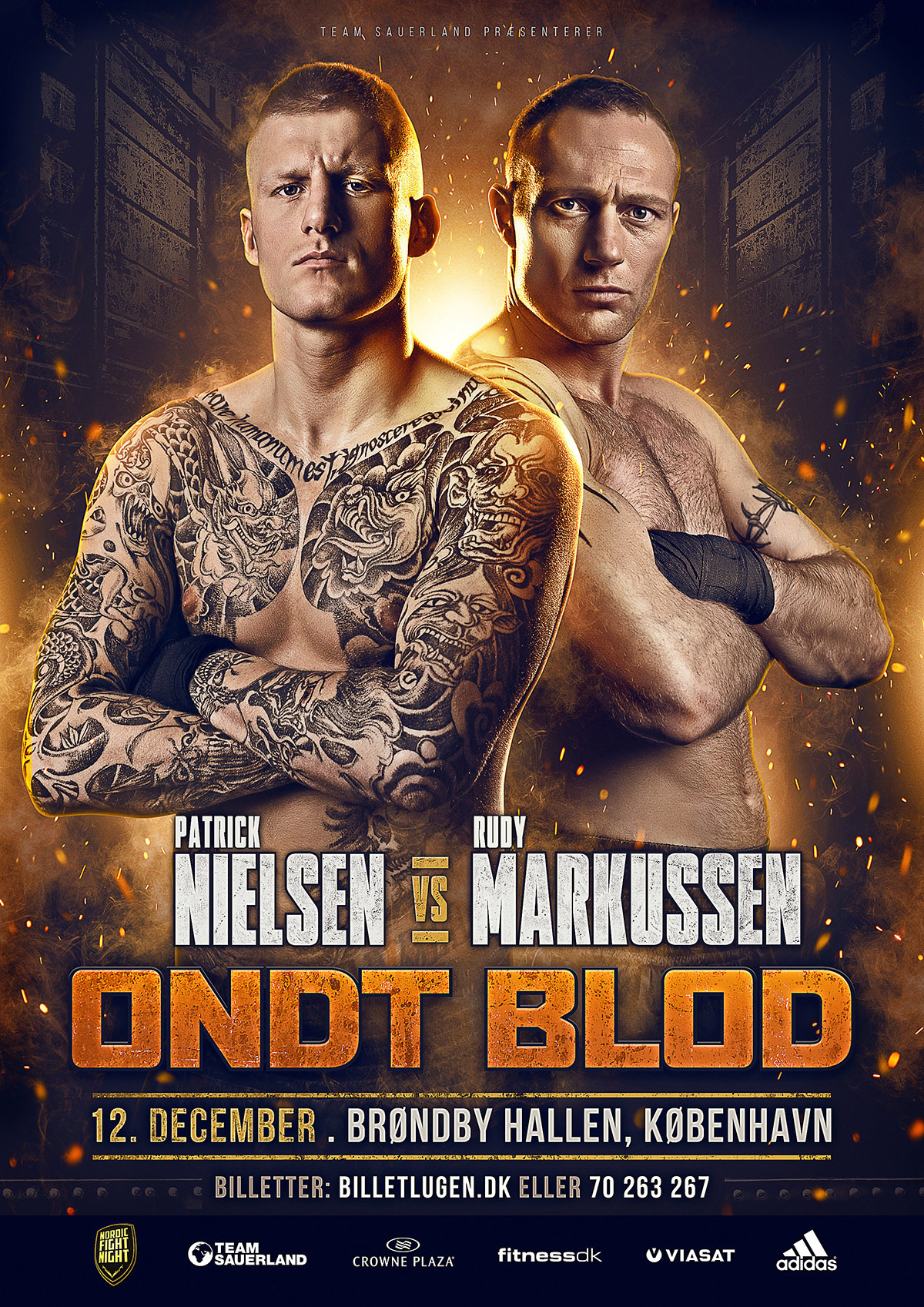 bad blood boxing poster design