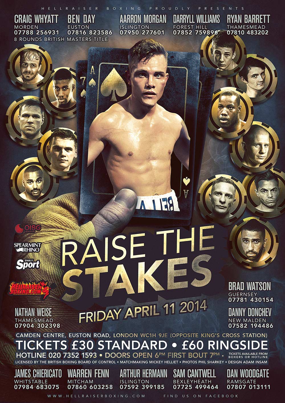 raise boxing poster design