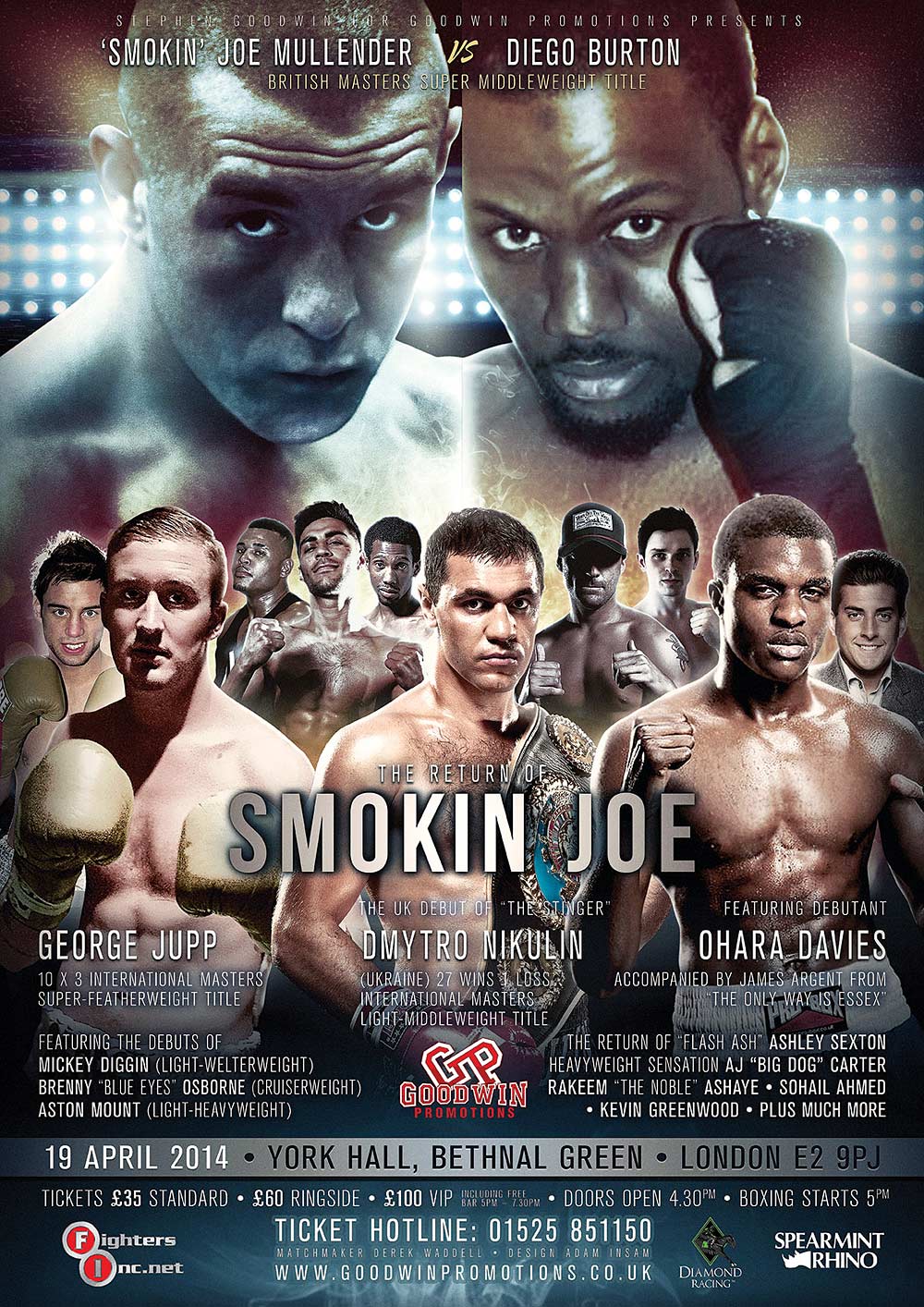 return boxing poster design
